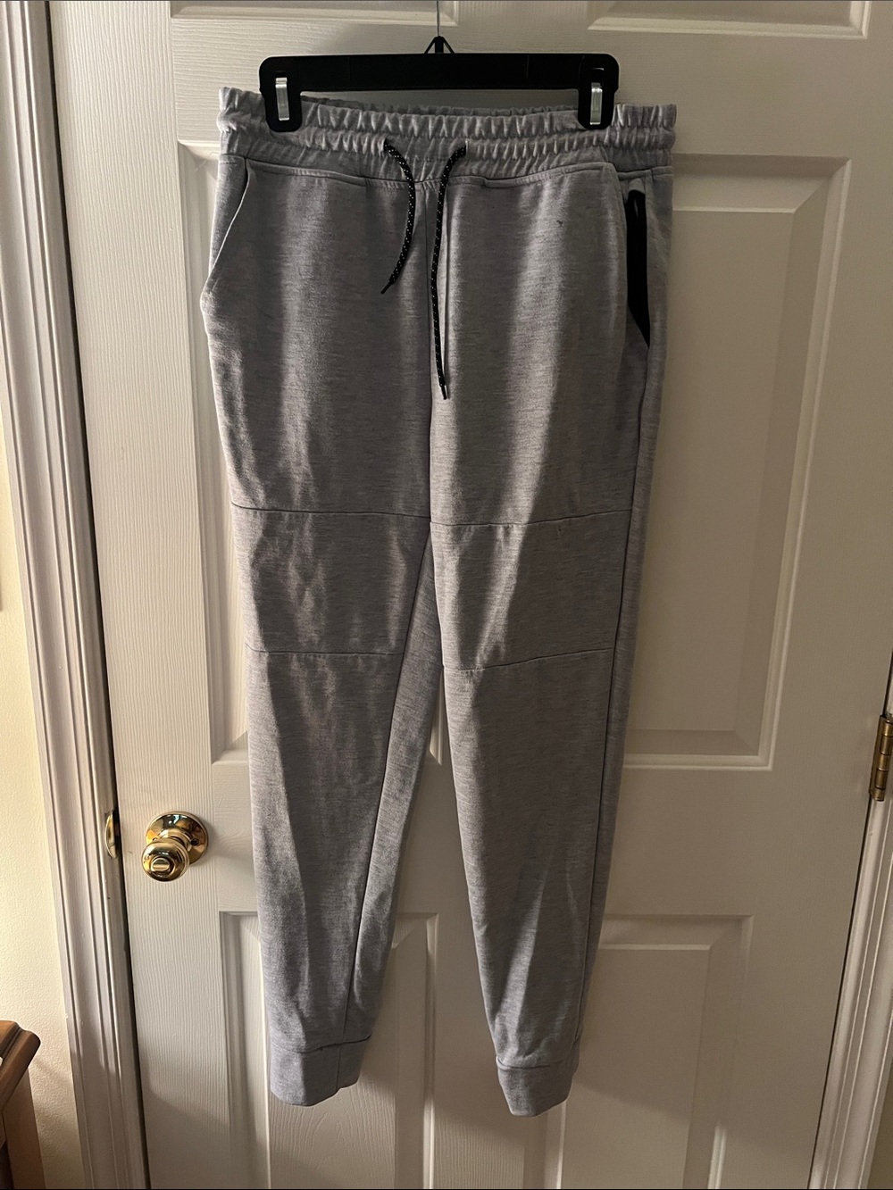 SD Collection Light Gray Jogger Sweatpants with Drawstring